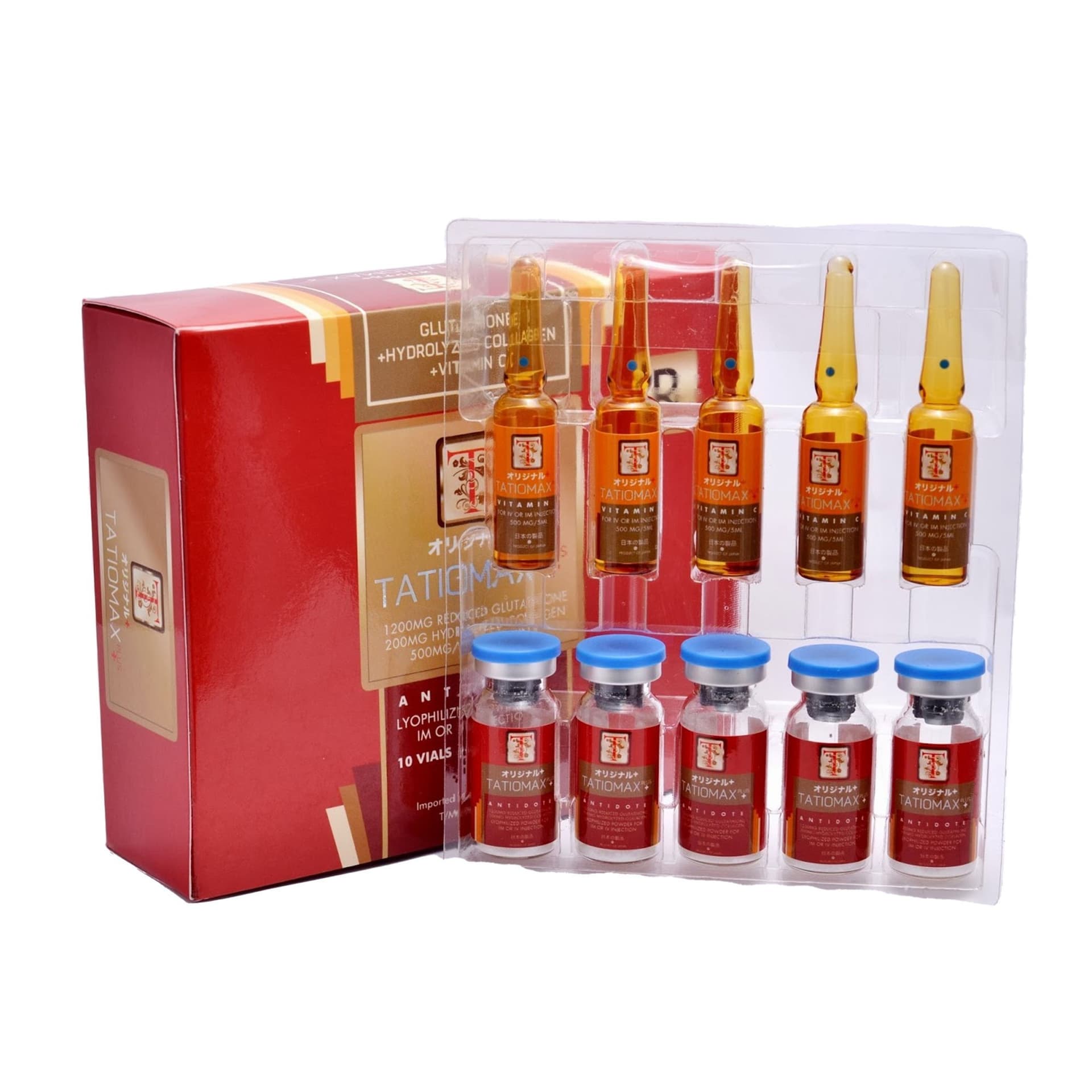 TATIOMAX GLUTATHIONE 1400MG 10PCS PER BOX
