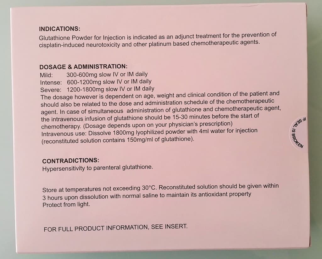 SALUTA GLUTATHIONE 1800mg — image 3