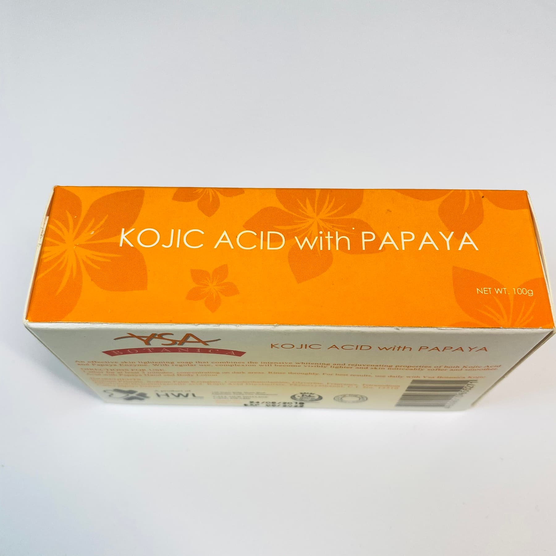 WHITENING SOAP WITH PAPAYA AND KOJIC ACID BY YSA BOTANICA 100g — image 4