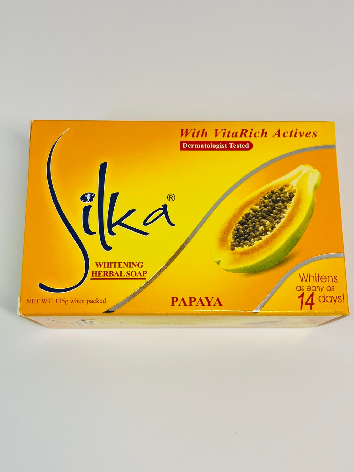 SILKA WHITENING HERBAL WITH PAPAYA SOAP 135g — image 4
