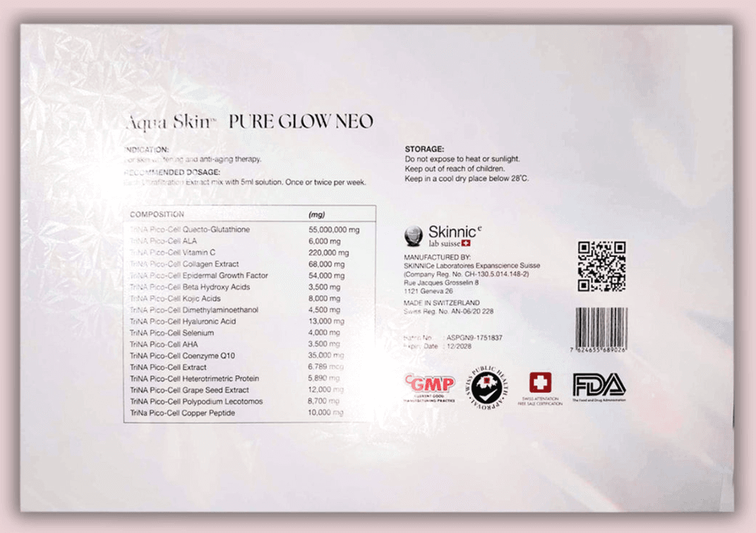 AQUA SKIN PURE GLOW NEO 30 VIALS — image 8
