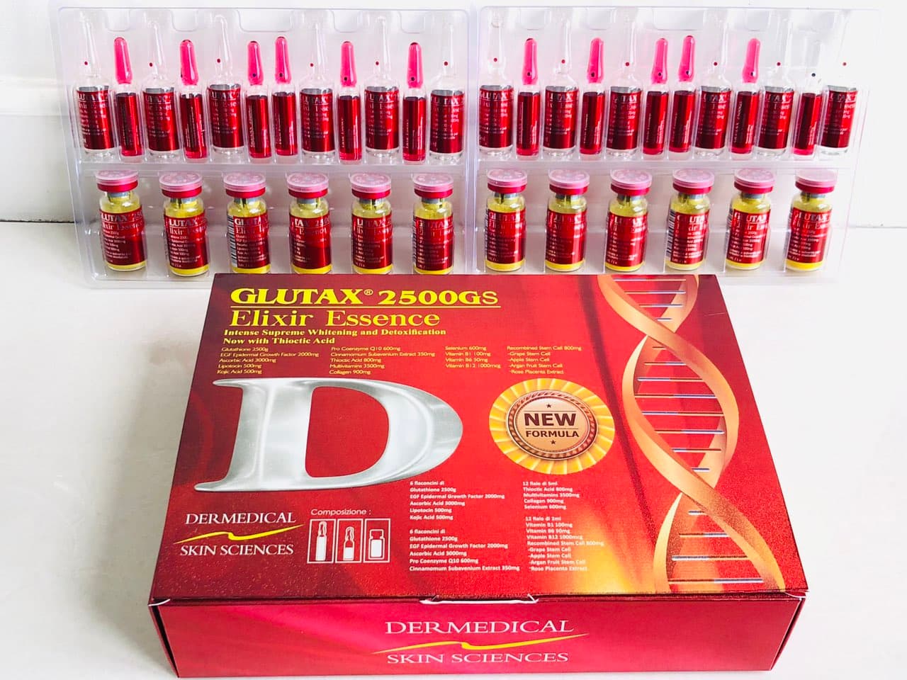 GLUTAX 2500GS ELIXIR ESSENCE 36PCS/BOX , ITALY — image 4