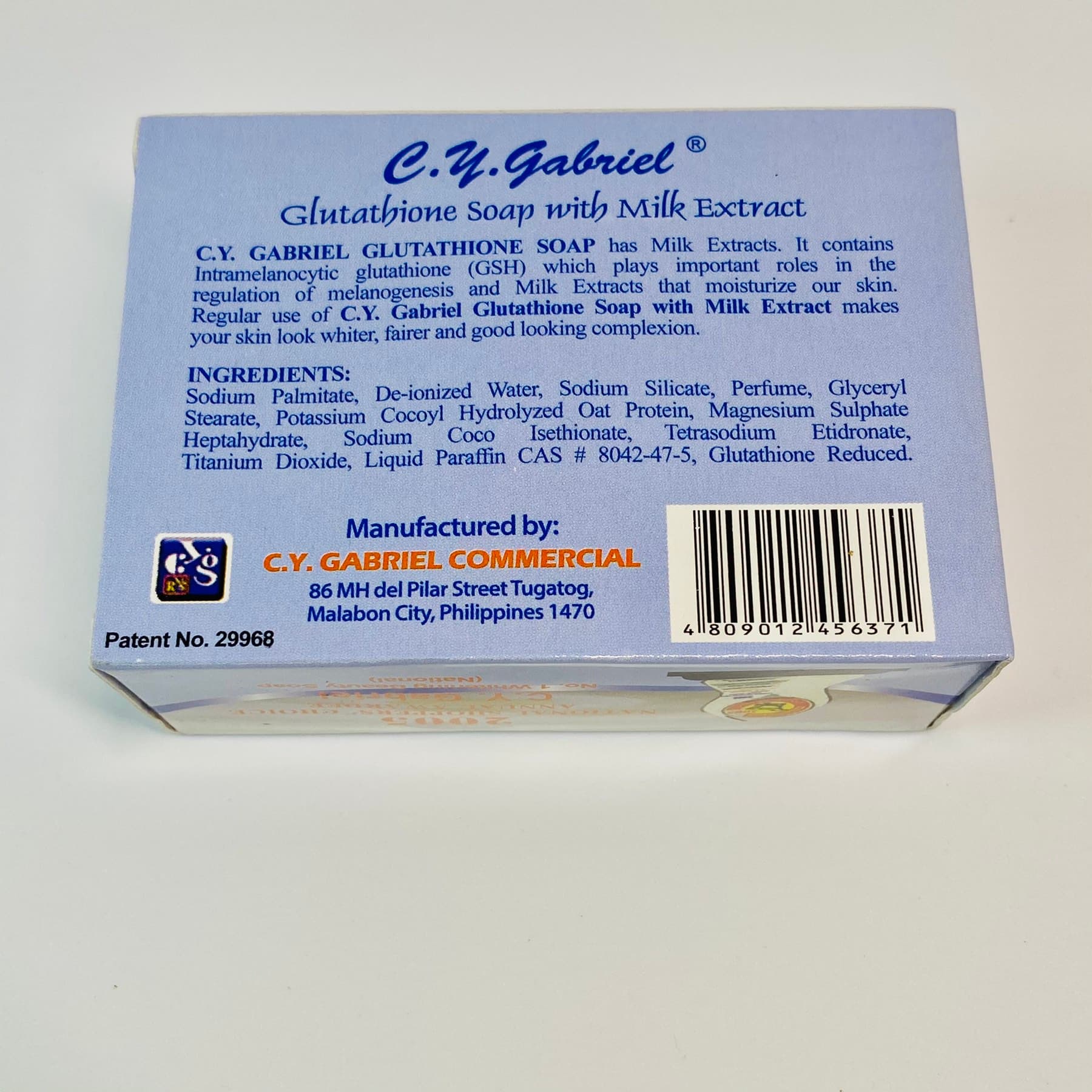 GLUTATHIONE SOAP WITH MILK EXTRACT BY CY GABRIEL — image 3