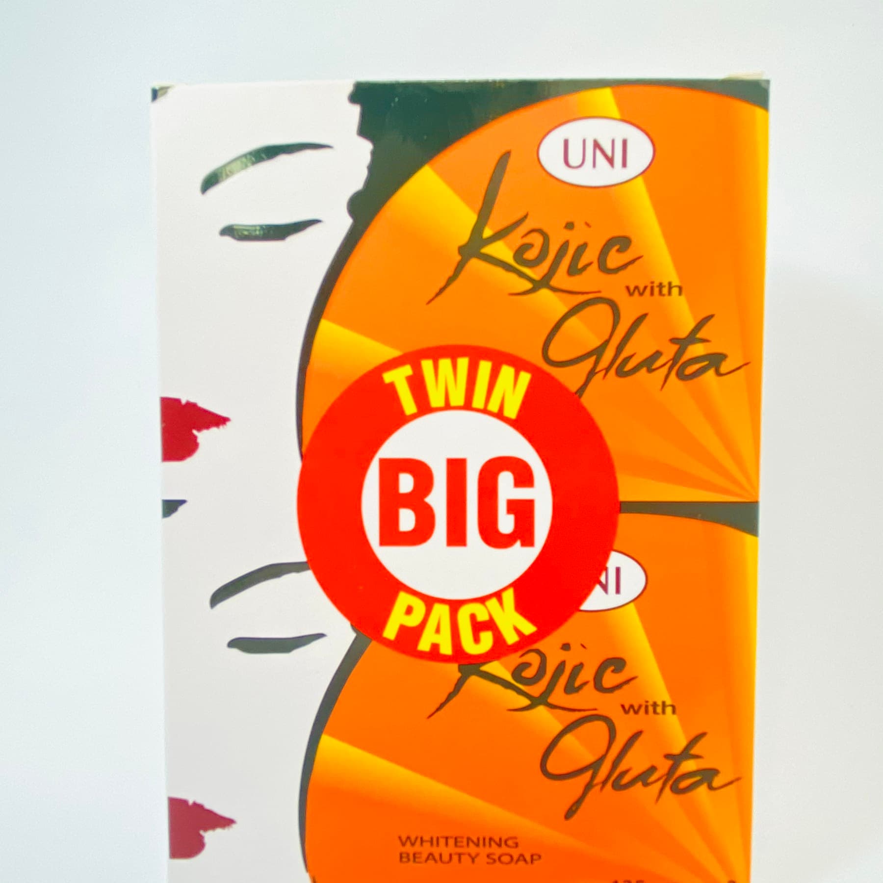 KOJIC W/ GLUTATHIONE WHITENING BEAUTY SOAP 2x 135g (270grams) — image 3